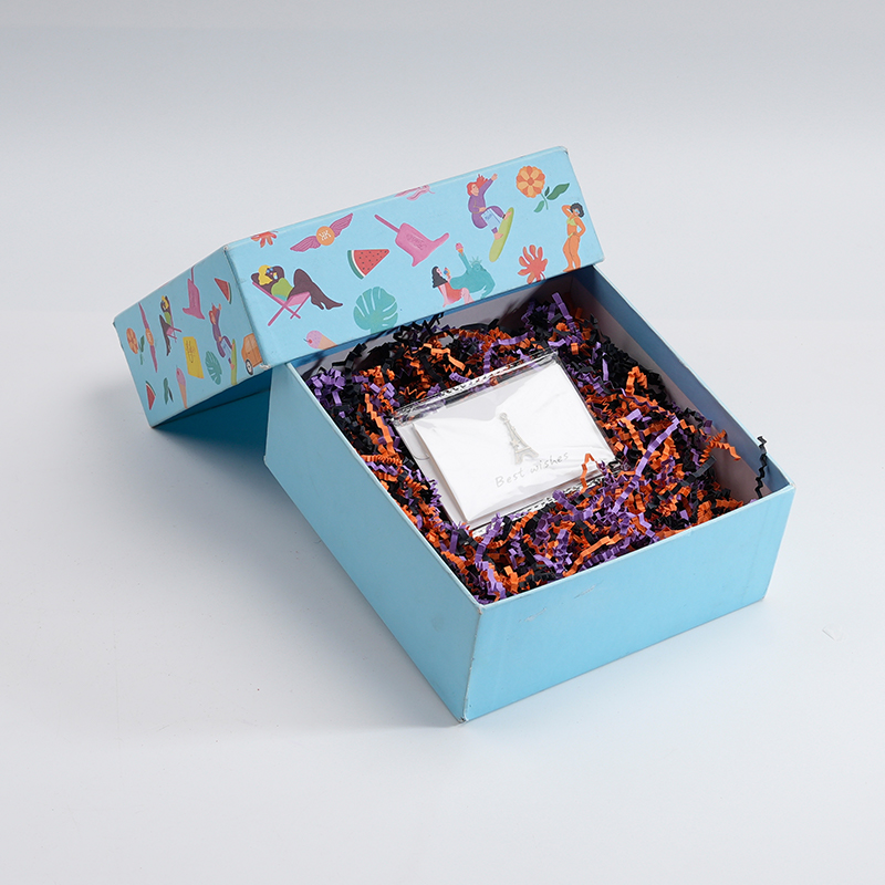 Mixed Color Crinkled Raffia Paper Shreds
