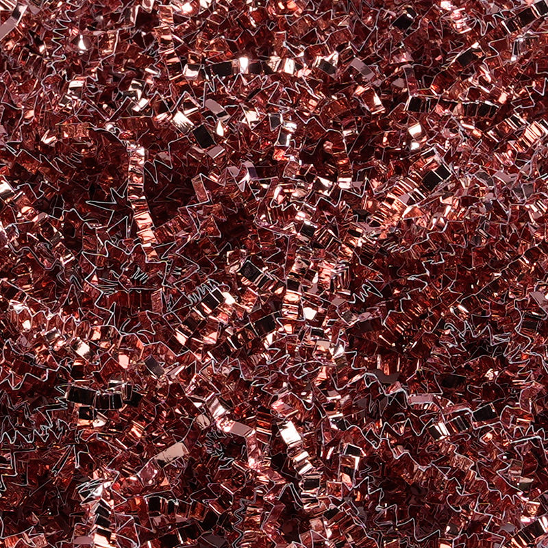 Single-sided / Double-sided Gold Crinkled Raffia Paper Shreds
