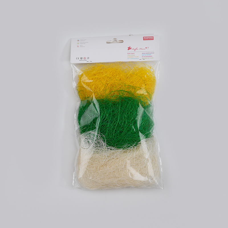 Hemp Fiber Raffia Paper Shred