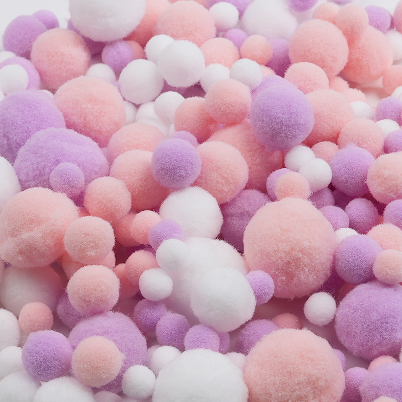 Raffia Decorative Pom Poms