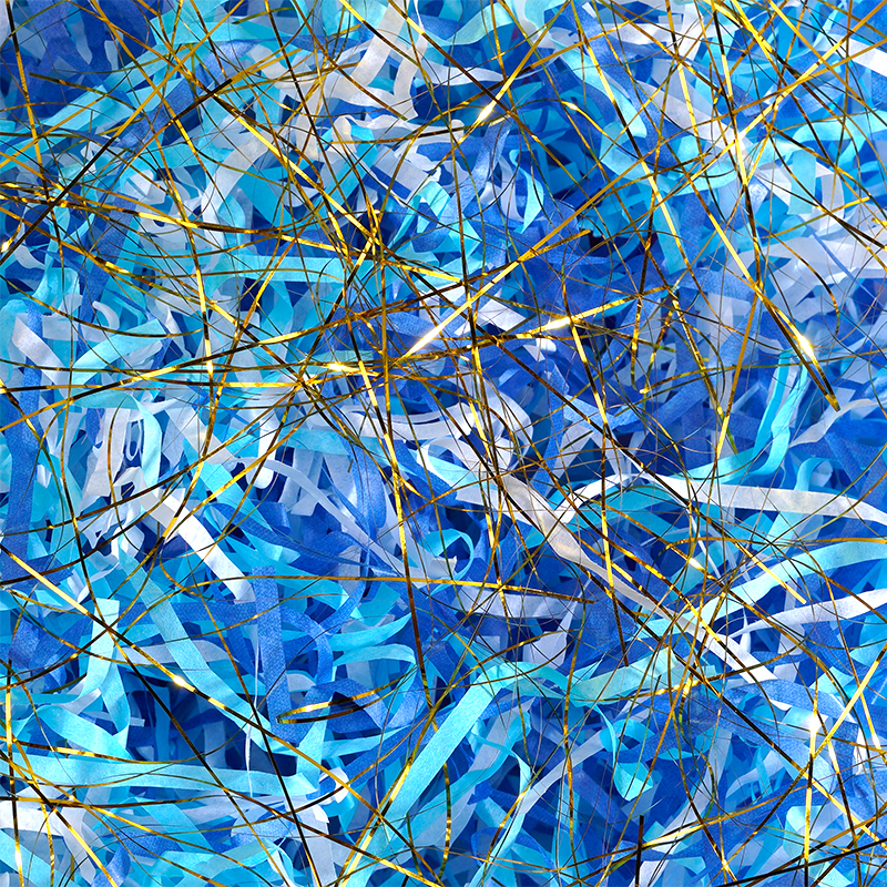  Mixed Color Raffia Paper Shred