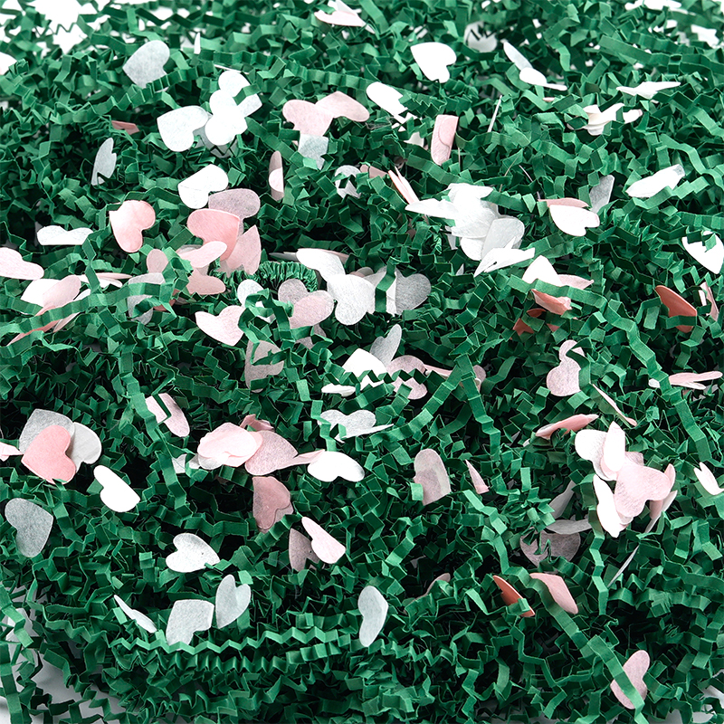 Standard Crinkled Single-Color Raffia Paper Shreds