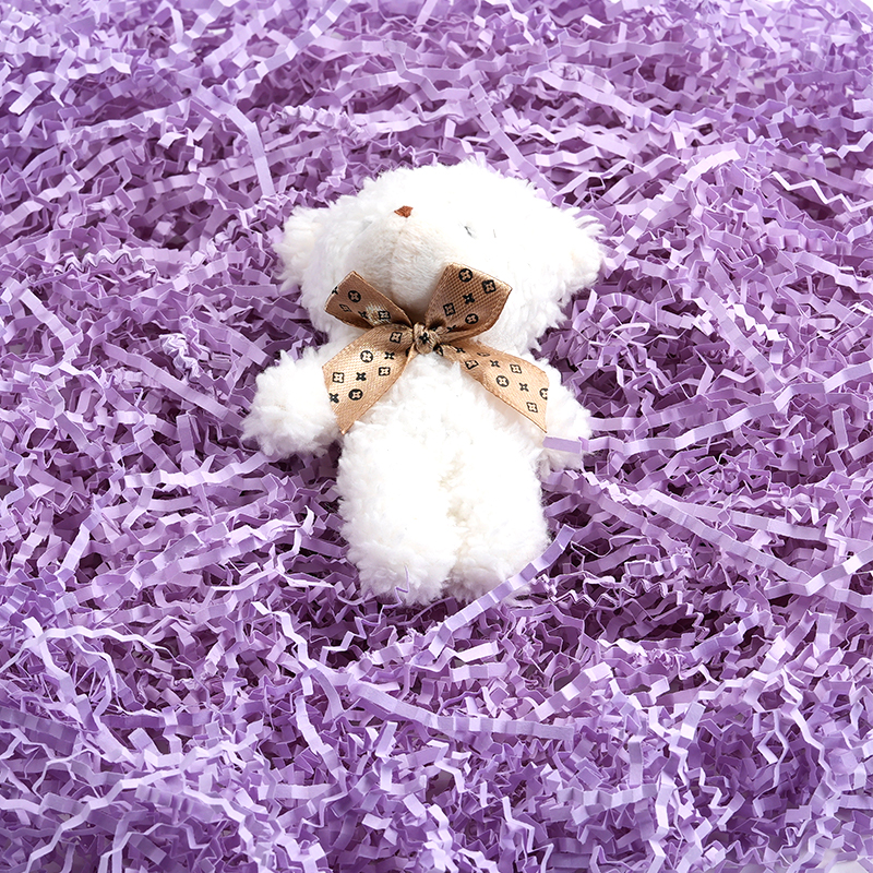 Standard Crinkled Single-Color Raffia Paper Shreds