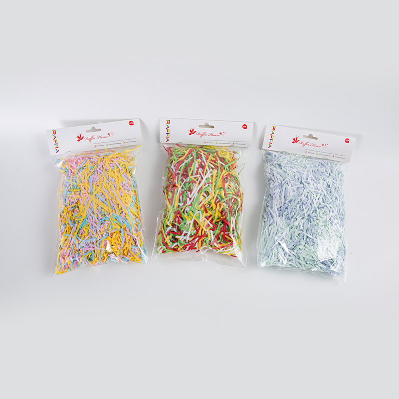  Mixed Color Raffia Paper Shred