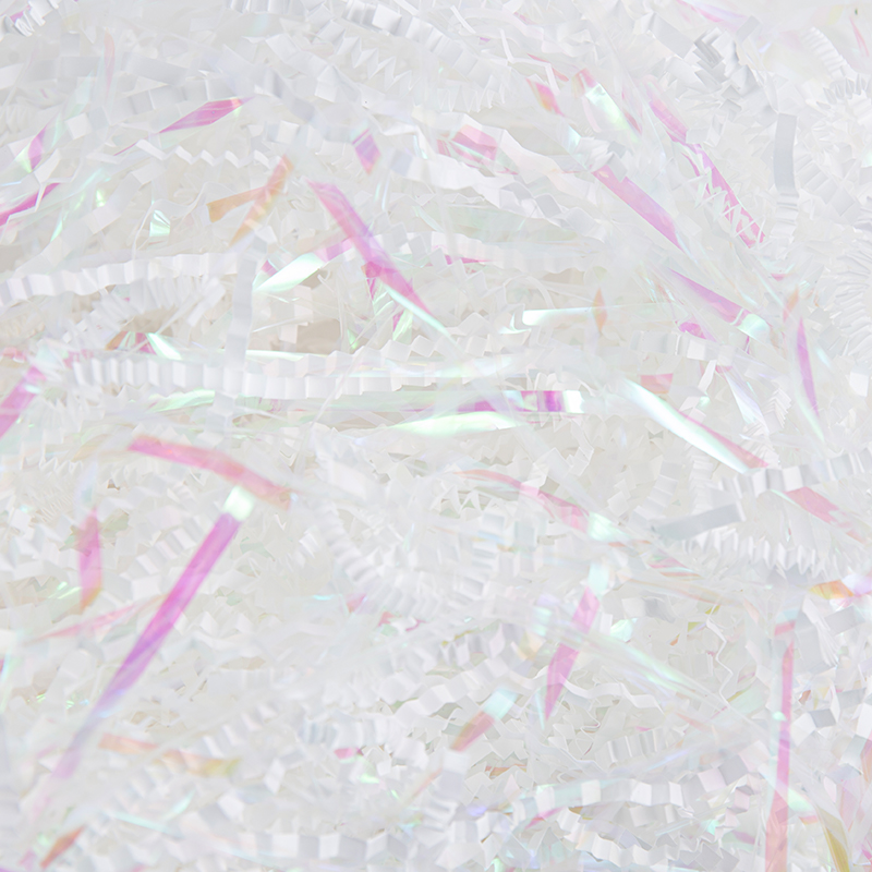 Mixed Color Crinkled Raffia Paper Shreds