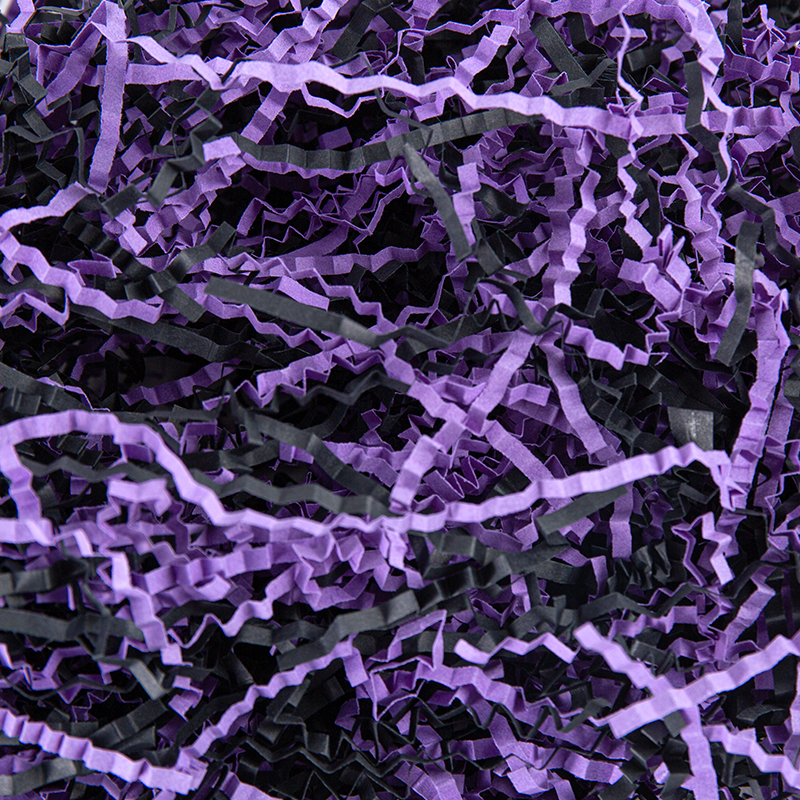 Mixed Color Crinkled Raffia Paper Shreds