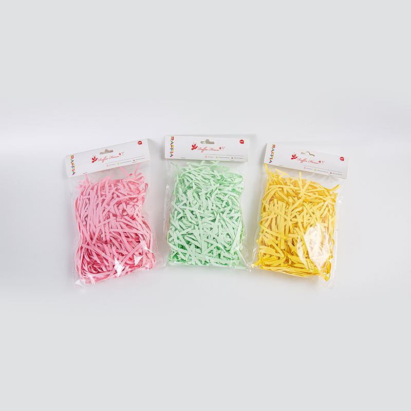 Various Width Crinkled Paper Raffia Shreds