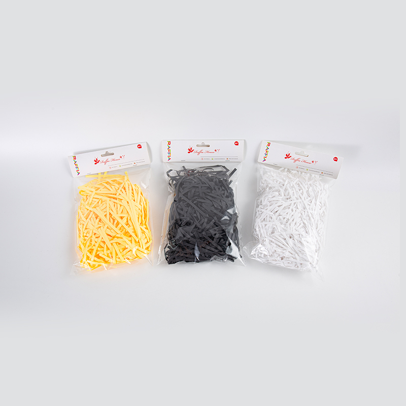 Various Width Crinkled Paper Raffia Shreds