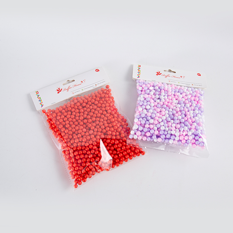 Raffia Decorative Foam Balls