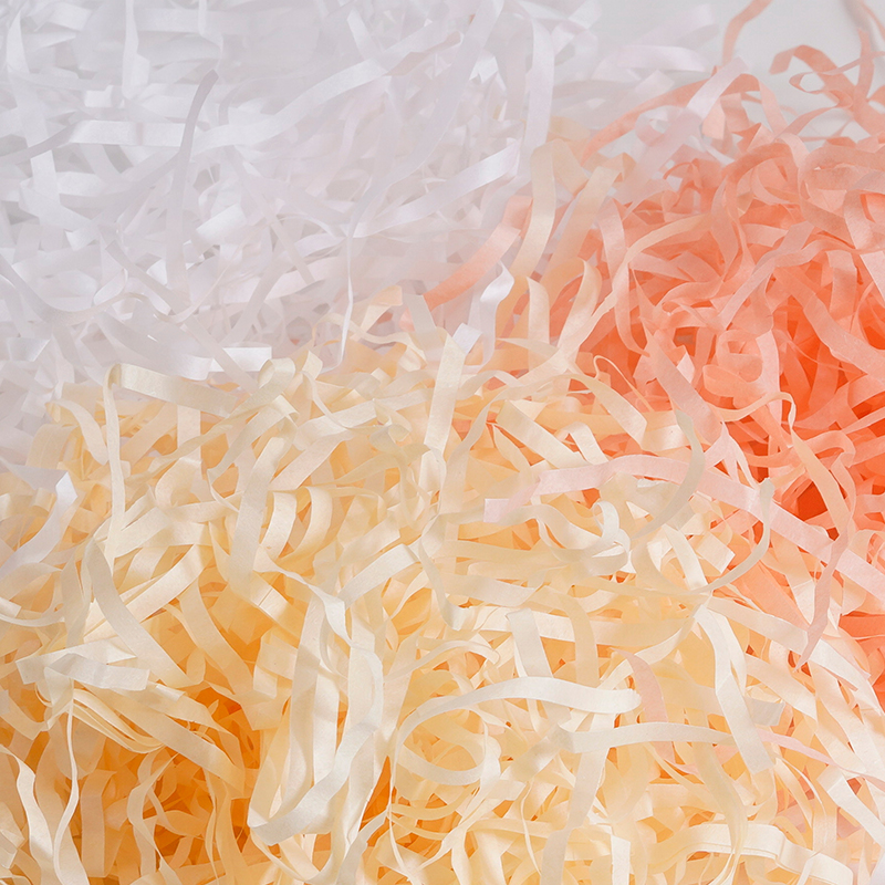 Multi-Layer Multicolor Raffia Paper Shred