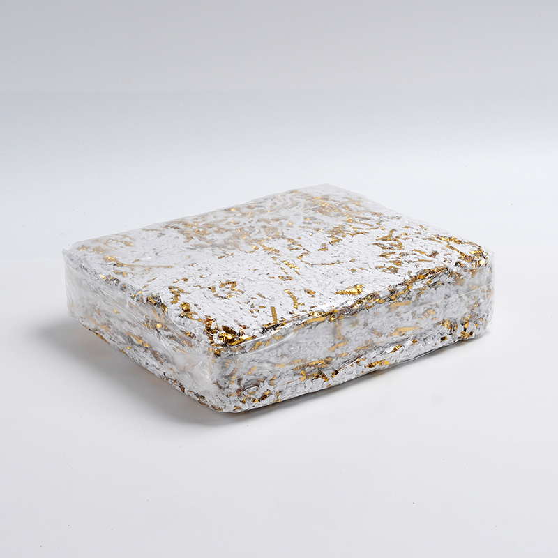 Compressed Vacuum Crinkled Raffia Paper Shreds