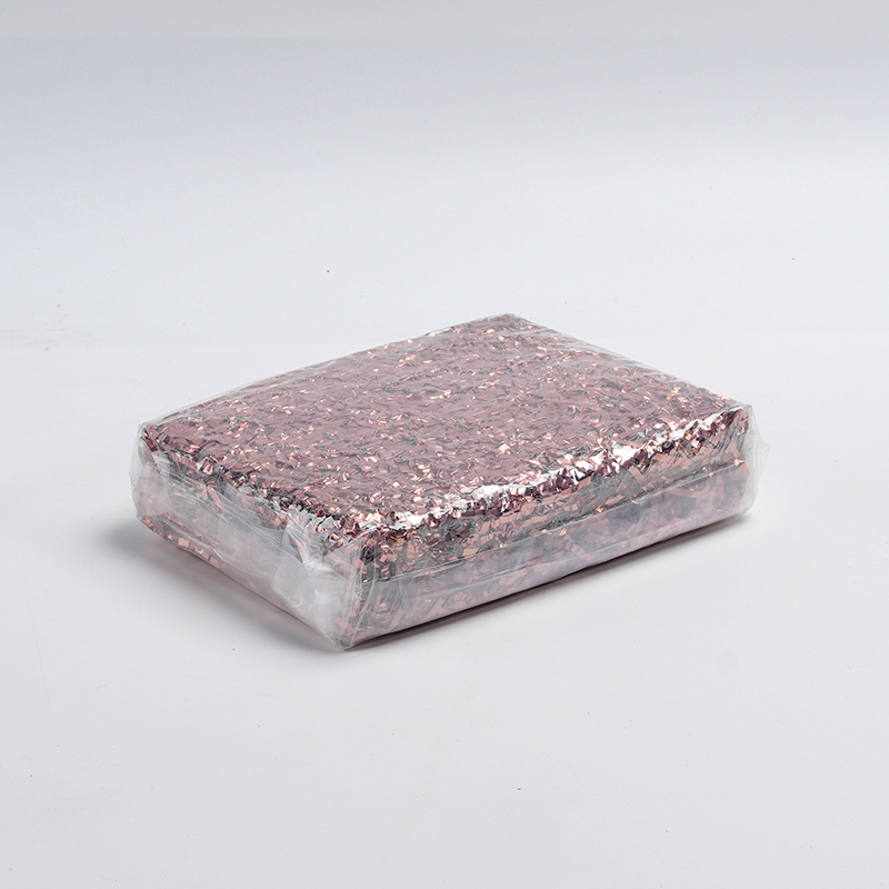Compressed Vacuum Crinkled Raffia Paper Shreds