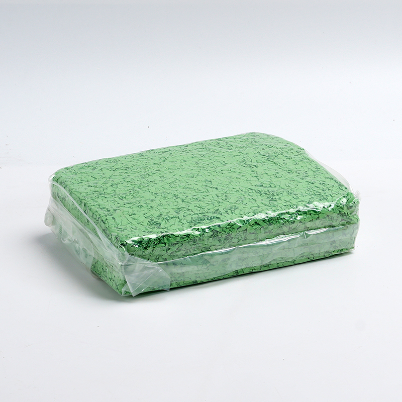 Compressed Vacuum Crinkled Raffia Paper Shreds