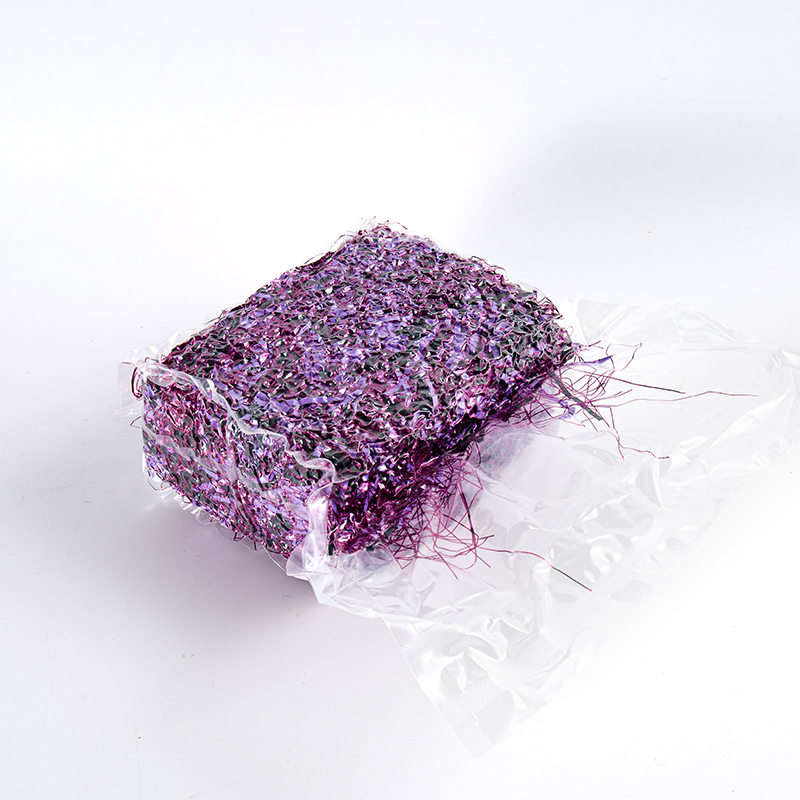 Compressed Vacuum Crinkled Raffia Paper Shreds