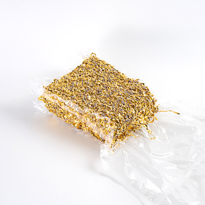Compressed Vacuum Crinkled Raffia Paper Shreds