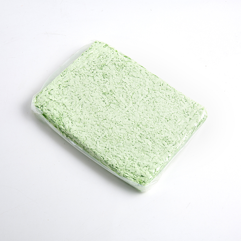 Compressed Vacuum Crinkled Raffia Paper Shreds