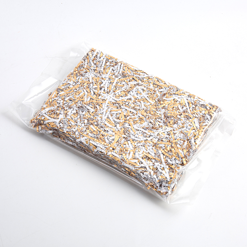 Compressed Vacuum Crinkled Raffia Paper Shreds