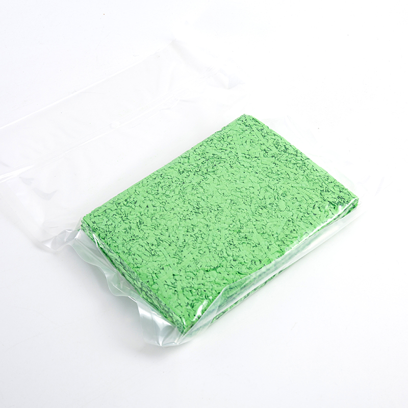 Compressed Vacuum Crinkled Raffia Paper Shreds