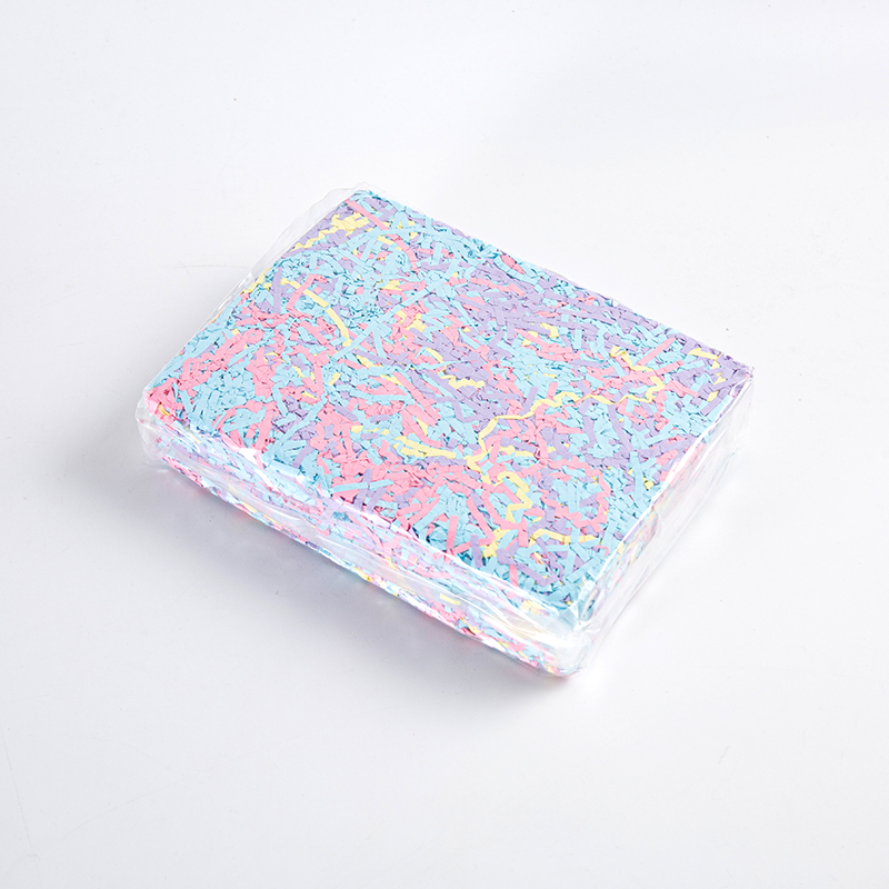 Compressed Vacuum Crinkled Raffia Paper Shreds