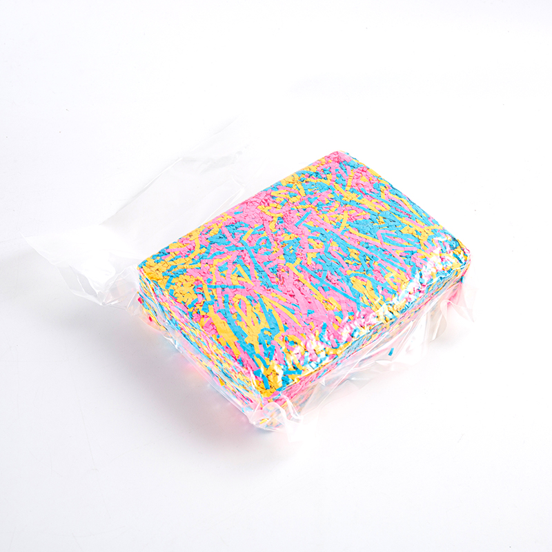 Compressed Vacuum Crinkled Raffia Paper Shreds