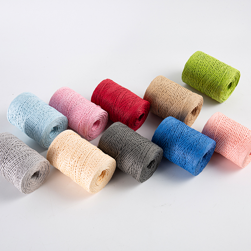 Raffia Paper Rope Blended Yarns