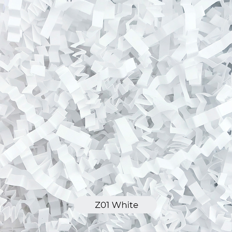 Standard Crinkled Single-Color Raffia Paper Shreds