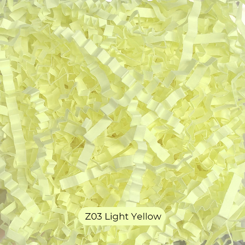 Standard Crinkled Single-Color Raffia Paper Shreds