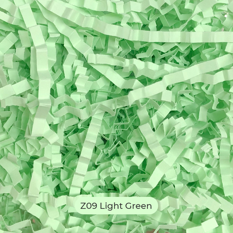Standard Crinkled Single-Color Raffia Paper Shreds
