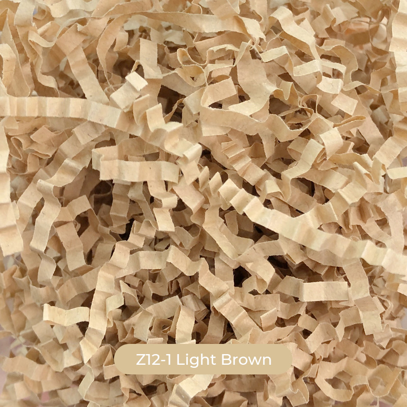 Standard Crinkled Single-Color Raffia Paper Shreds