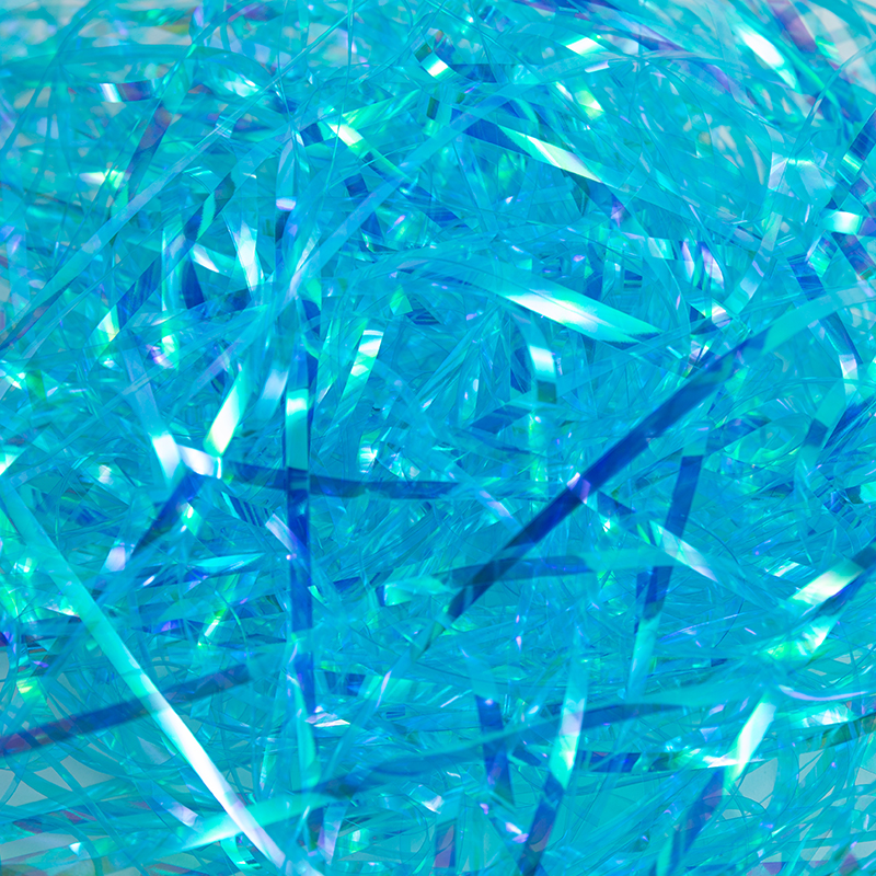 Holographic PET Raffia Decorative Raffia Filler