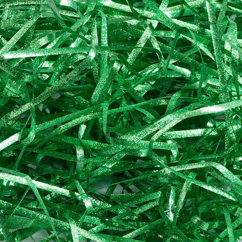 Metallic Glitter PET Raffia Fiber