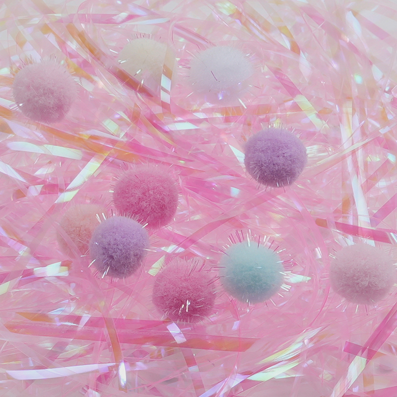 Holographic PET Raffia Decorative Raffia Filler