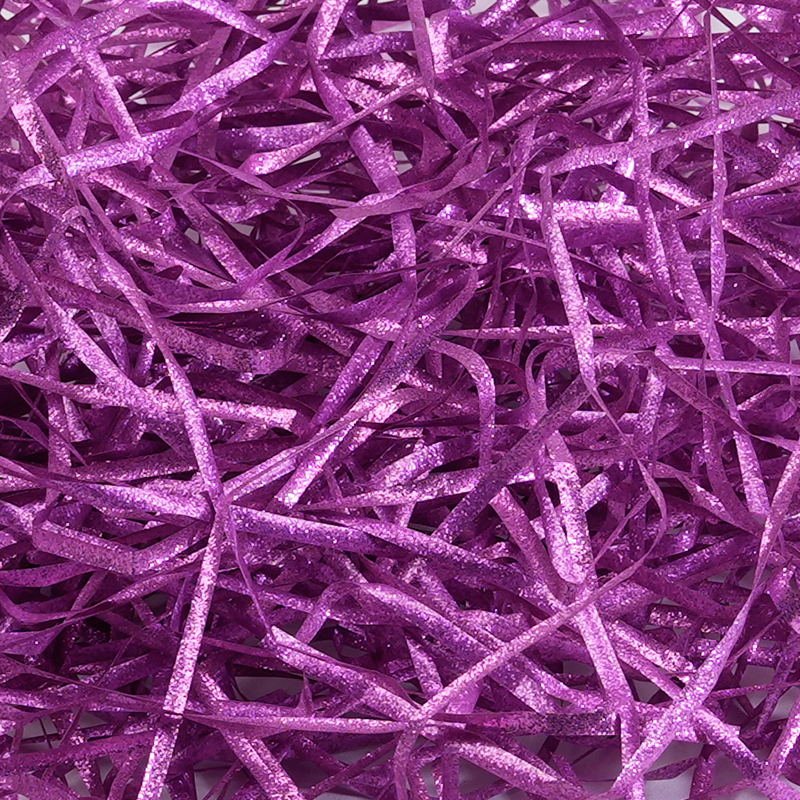 Metallic Glitter PET Raffia Fiber