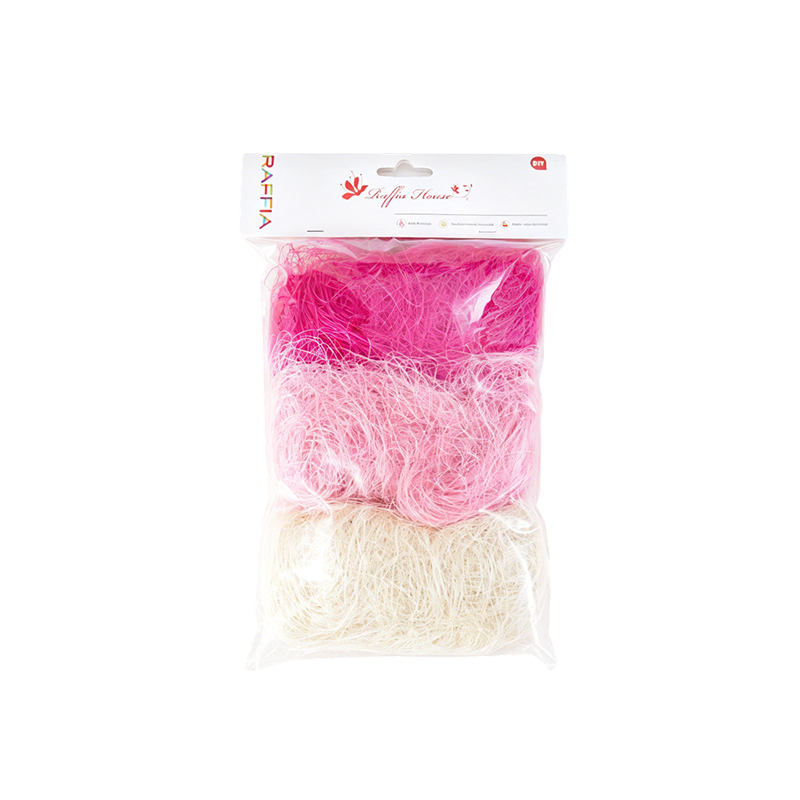 Multi-color jute blend – same-tone gradient mix