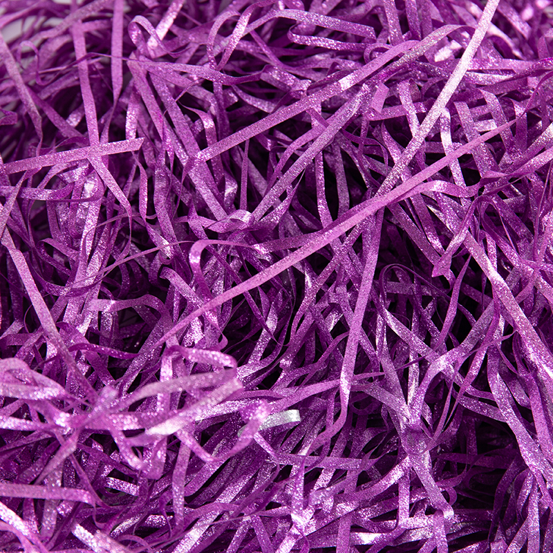 Metallic Glitter PET Raffia Fiber
