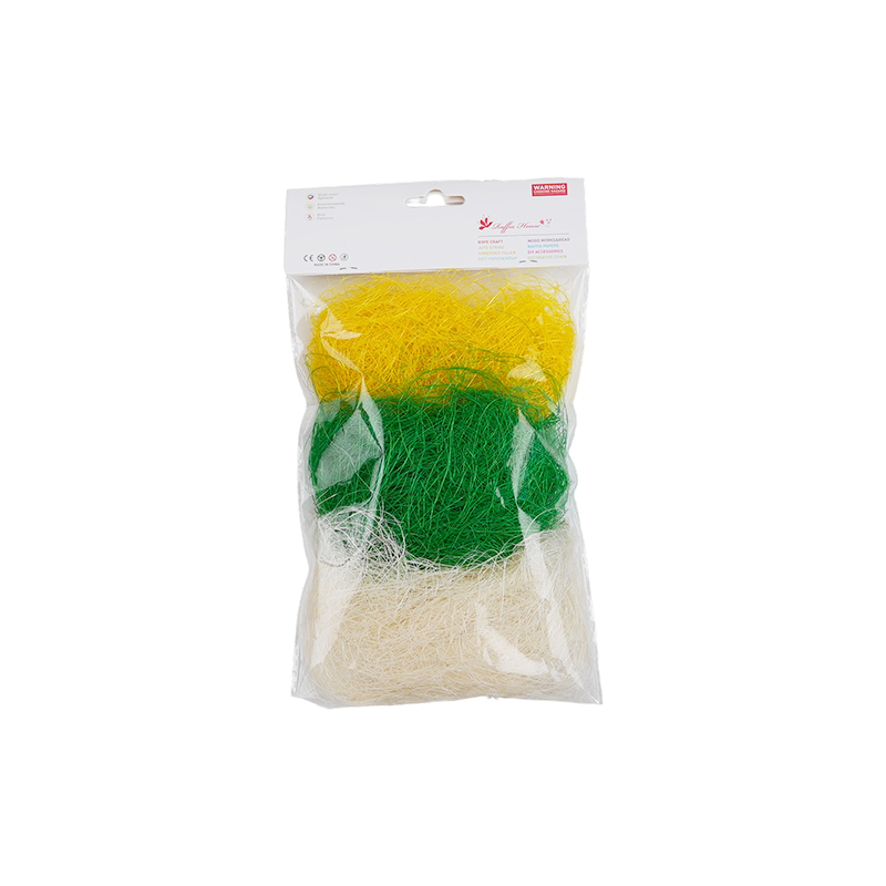 Multi-color jute blend – contrasting color mix