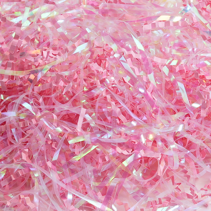 Holographic PET Raffia Decorative Raffia Filler