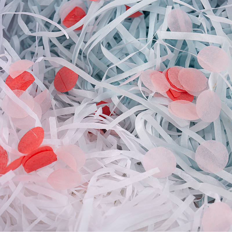 Dot Confetti with Raffia