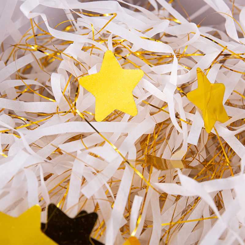 Star Confetti with Raffia