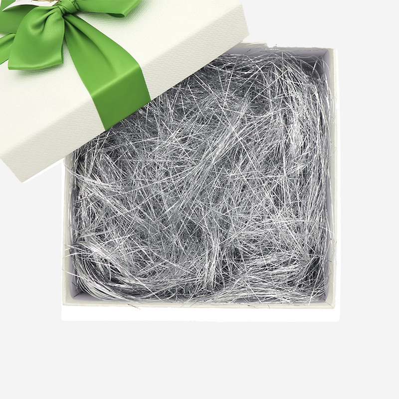 Metallic Glitter PET Raffia Fiber