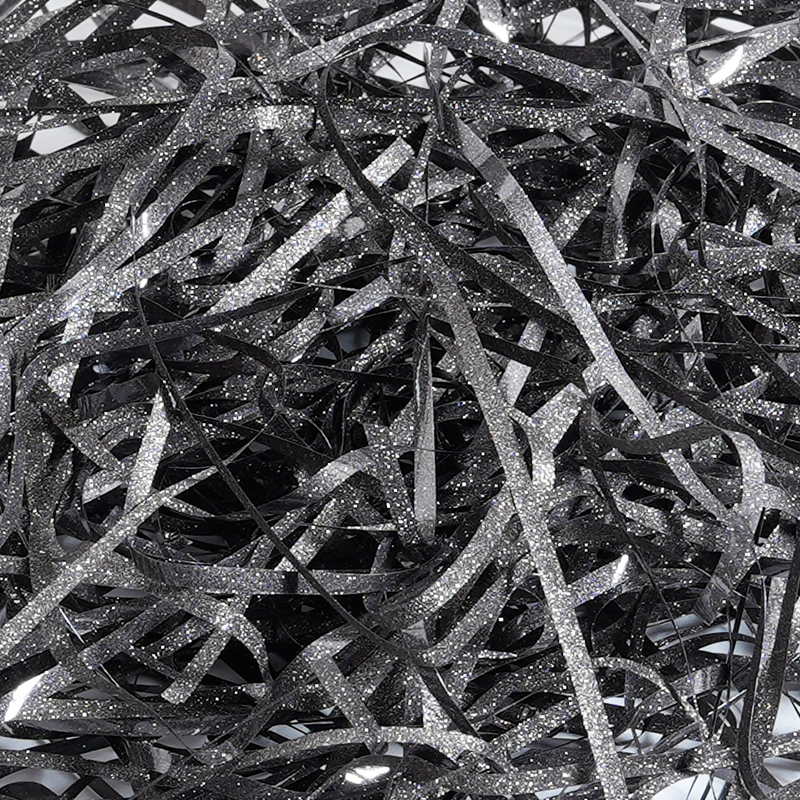 Metallic Glitter PET Raffia Fiber