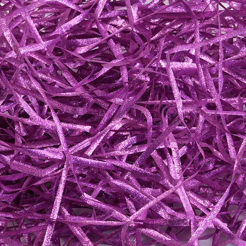 Metallic Glitter PET Raffia Fiber