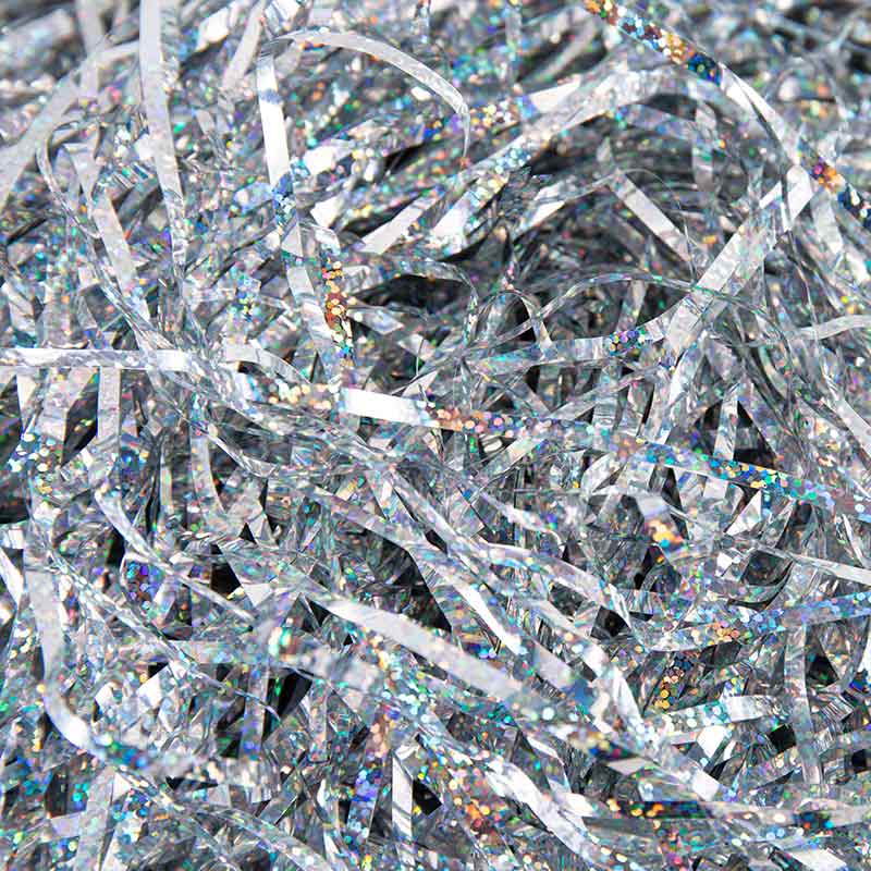 Metallic Glitter PET Raffia Fiber