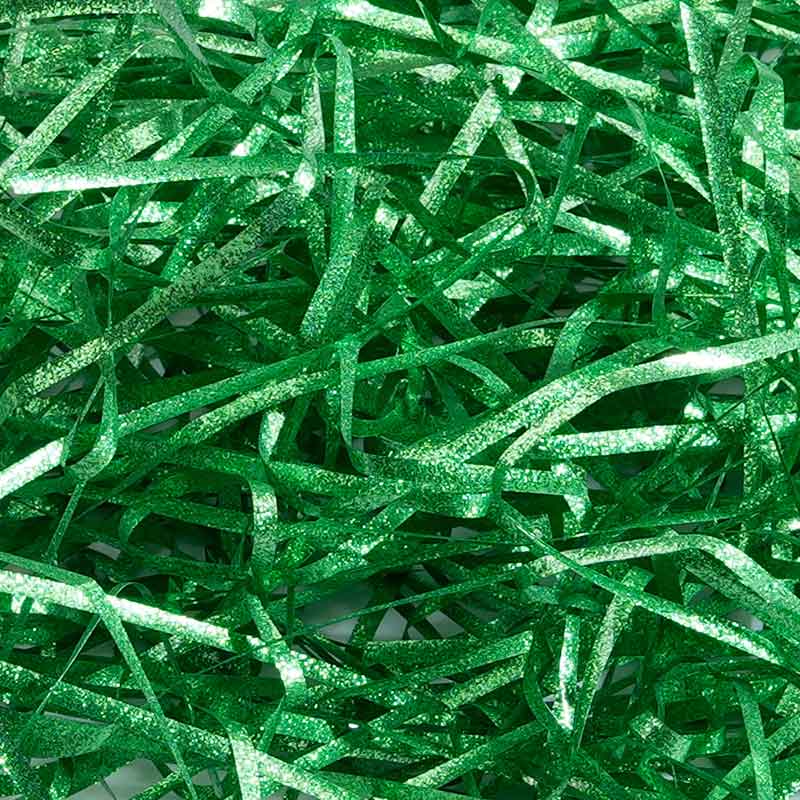 Metallic Glitter PET Raffia Fiber