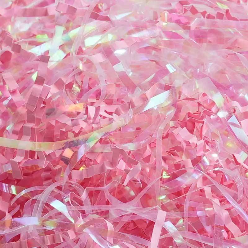 Holographic PET Raffia Decorative Raffia Filler
