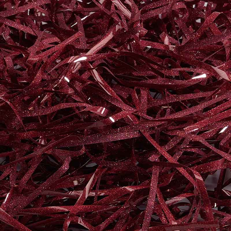 Metallic Glitter PET Raffia Fiber